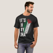 ITS IN MEIN DNA-Palästina-Flag Palästinensische Wu T-Shirt (Vorne ganz)