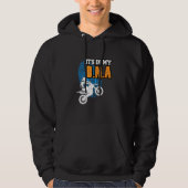 ITS IN MEINEM DNA-Motocross BMX Supermoto Supercro Hoodie (Vorderseite)
