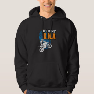 ITS IN MEINEM DNA-Motocross BMX Supermoto Supercro Hoodie