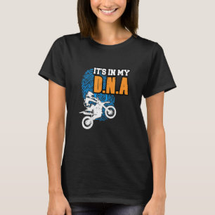 ITS IN MEINEM DNA-Motocross BMX Supermoto Supercro T-Shirt