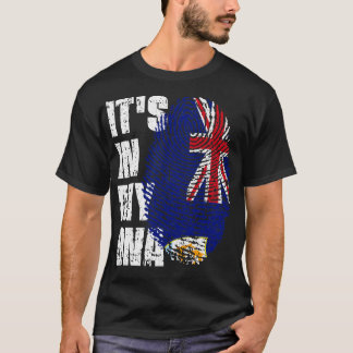 ITS IN MEINER DNA Anguilla Flag Boy Girl Gift T-Shirt