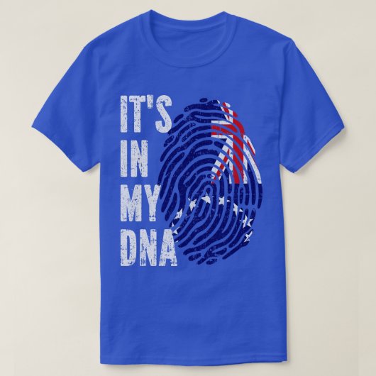ITS IN MEINER DNA Cook Islands Flag Männer Frauen T-Shirt (Design vorne)