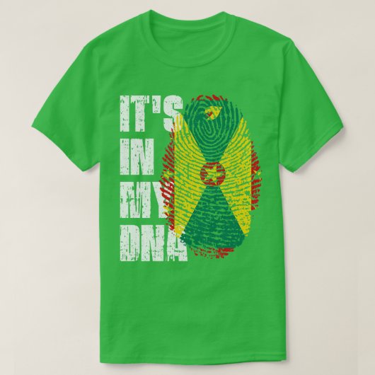 ITS IN MEINER DNA Grenada Flag Boy Girl Gift T-Shirt (Design vorne)