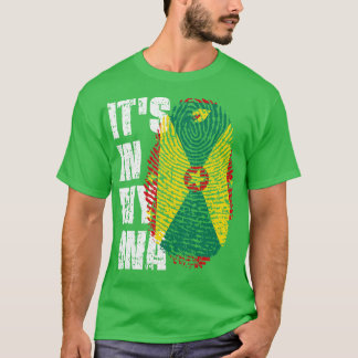 ITS IN MEINER DNA Grenada Flag Boy Girl Gift T-Shirt