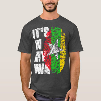 ITS IN MEINER DNA Myanmar Flag Boy Girl Gift T-Shirt