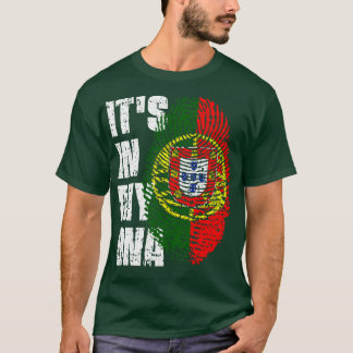 ITS IN MEINER DNA Portugal Flaggen Junge Mädchen G T-Shirt
