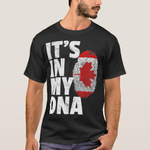 ITS IN MEY DNA Canada Flag Canadian Vathers Day Gi T-Shirt