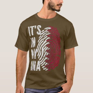 ITS IN MEY DNA Katar Flag Katari Raglan Baseball T-Shirt