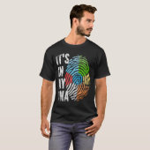 IT'S IN MY DNA Beach Ball Fingerprint T-Shirt (Vorne ganz)