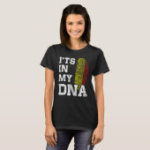 It's In My DNA Belgian Fingerprint Proud Belgium F T-Shirt (Vorne ganz)