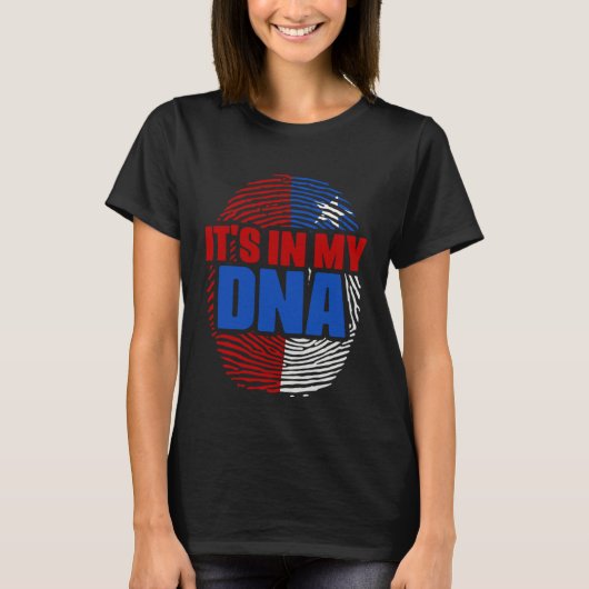 It's In My DNA Chile Country Flag Citizenship Race T-Shirt (Vorderseite)