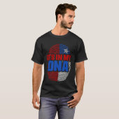 It's In My DNA Chile Country Flag Citizenship Race T-Shirt (Vorne ganz)