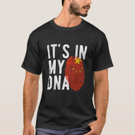 It's in my DNA China Flag Fingerprints T-Shirt