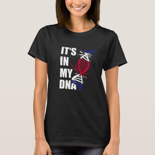 It's In My DNA Costa Rican Roots Costa Rica Pride T-Shirt (Vorderseite)
