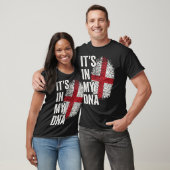 ITS IN MY DNA England Flag English Roots Pride Gen T-Shirt (Unisex)
