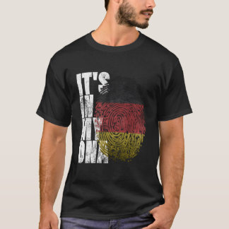 It'S In My Dna Ger Oktoberfest Gery Flag T-Shirt
