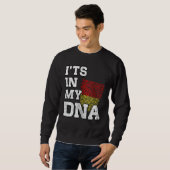 It's In My DNA German Fingerprint Proud Germany Fl Sweatshirt (Vorne ganz)