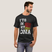 It's In My DNA German Fingerprint Proud Germany Fl T-Shirt (Vorne ganz)