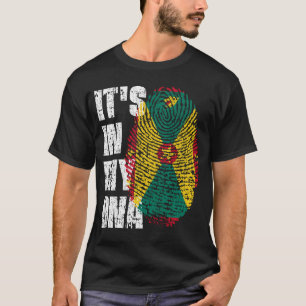 IT'S IN MY DNA Grenada Flag Boy Girl Gift T-Shirt