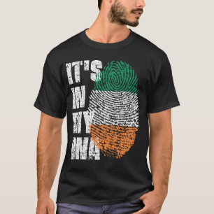 IT'S IN MY DNA Ireland Flag Boy Girl Gift T-Shirt
