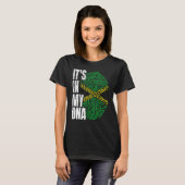 It's in My DNA Jamaican Flag Jamaica Black History T-Shirt (Vorne ganz)