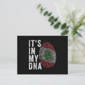 It's In My DNA - Lebanon Flag Postkarte (Stehend Vorderseite)