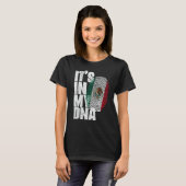 It's In My DNA Mexican  Proud Hispanic Mexico Flag T-Shirt (Vorne ganz)