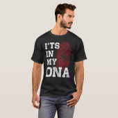 It's In My DNA Moroccan Fingerprint Proud Morocco T-Shirt (Vorne ganz)