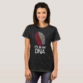 It's In My DNA   Proud Polish Flag Fingerprint T-Shirt (Vorne ganz)