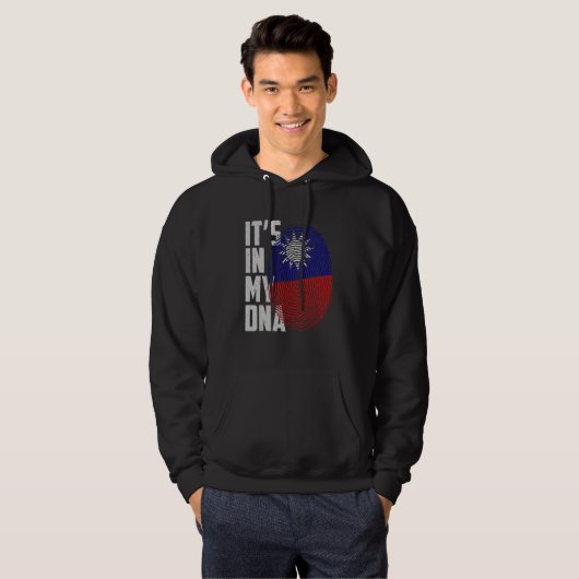 It's In My DNA Taiwan Taiwanese Flag Taiwan Finger Hoodie (Vorne ganz)