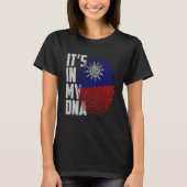 It's In My DNA Taiwan Taiwanese Flag Taiwan Finger T-Shirt (Vorderseite)