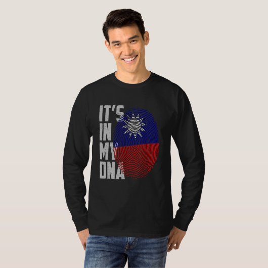 It's In My DNA Taiwan Taiwanese Flag Taiwan Finger T-Shirt (Vorne ganz)
