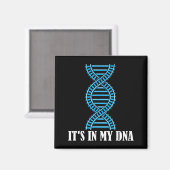 Its In My Dna Train Track Railfan Railroad Lover Magnet (Vorderseite/Rückseite)