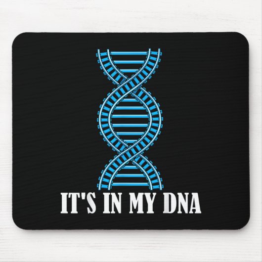 Its In My Dna Train Track Railfan Railroad Lover  Mousepad (Vorne)