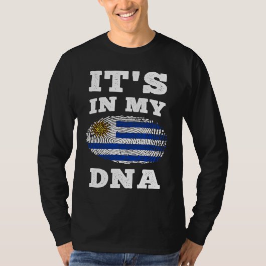 Its In My DNA Uruguay Flag Hungarian T-Shirt (Vorderseite)
