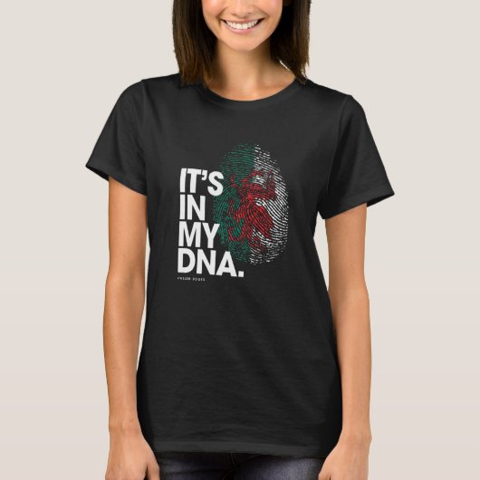 IT'S IN MY DNA Wales Flag  Welsh Roots  1 T-Shirt (Vorderseite)