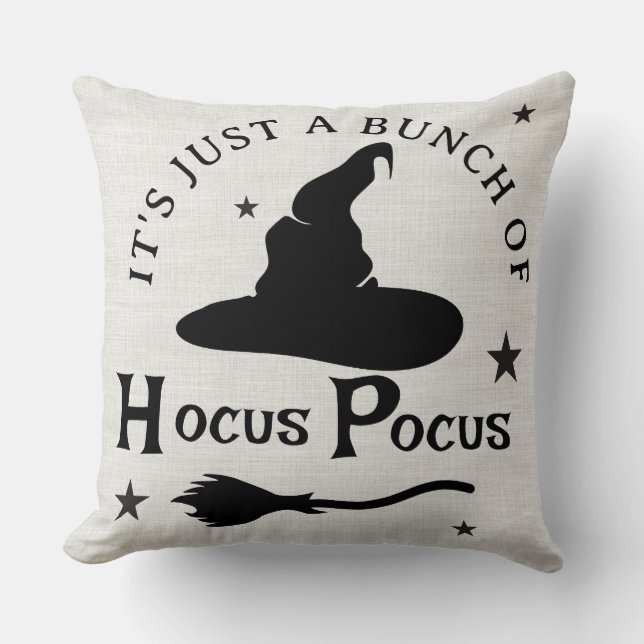 It's Just a Bunch of Hocus Pocus Throw Pillow Kissen (Vorderseite)