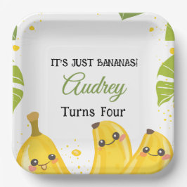 It's Just Bananas Any Age Birthday Party Pappteller