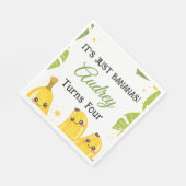 It's Just Bananas Any Age Birthday Party Serviette (Ecke)