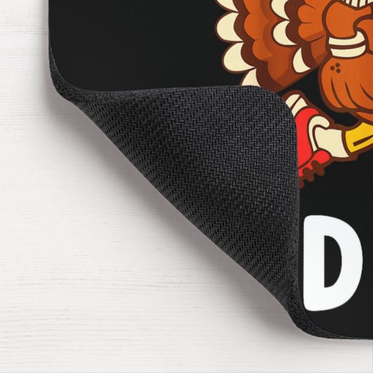 Its Leg Day Funny Turkey Exercise Thanksgiving Men Mousepad (Ecke)