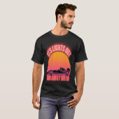Its Lights Out And Away We Go Formula Racing Retro T-Shirt (Vorne ganz)