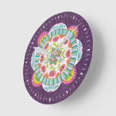 It's Like Frida III Runde Wanduhr (Winkel)