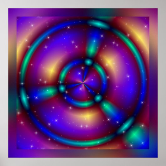 IT'S MAGIC Apopphysis Fractal + your idea Poster (Vorne)