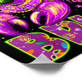 Its Mardi Gras Bruh Cool Crawfish Boy Men Kid Carn Poster (Ecke)