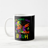 Its Mardi Gras Bruh Crayfish Dab Jester Beads Boys Kaffeetasse (Links)