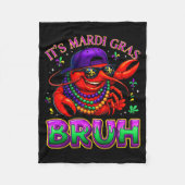Its Mardi Gras Bruh Crayfish Fat Tuesday Boys Girl Fleecedecke (Vorderseite)
