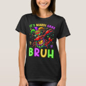It's Mardi Gras Bruh Dabbing Crawfish Carnival Boy T-Shirt (Vorderseite)