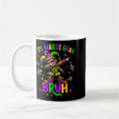 It's Mardi Gras Bruh Dabbing Leprechaun Jester New Kaffeetasse (Links)