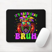 Its Mardi Gras Bruh Funny Crawfish Outfit Boys Gir Mousepad (Mit Mouse)