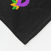 It's Mardi Gras Y'all Feathered Mask Carnival Men Fleecedecke (Ecke)